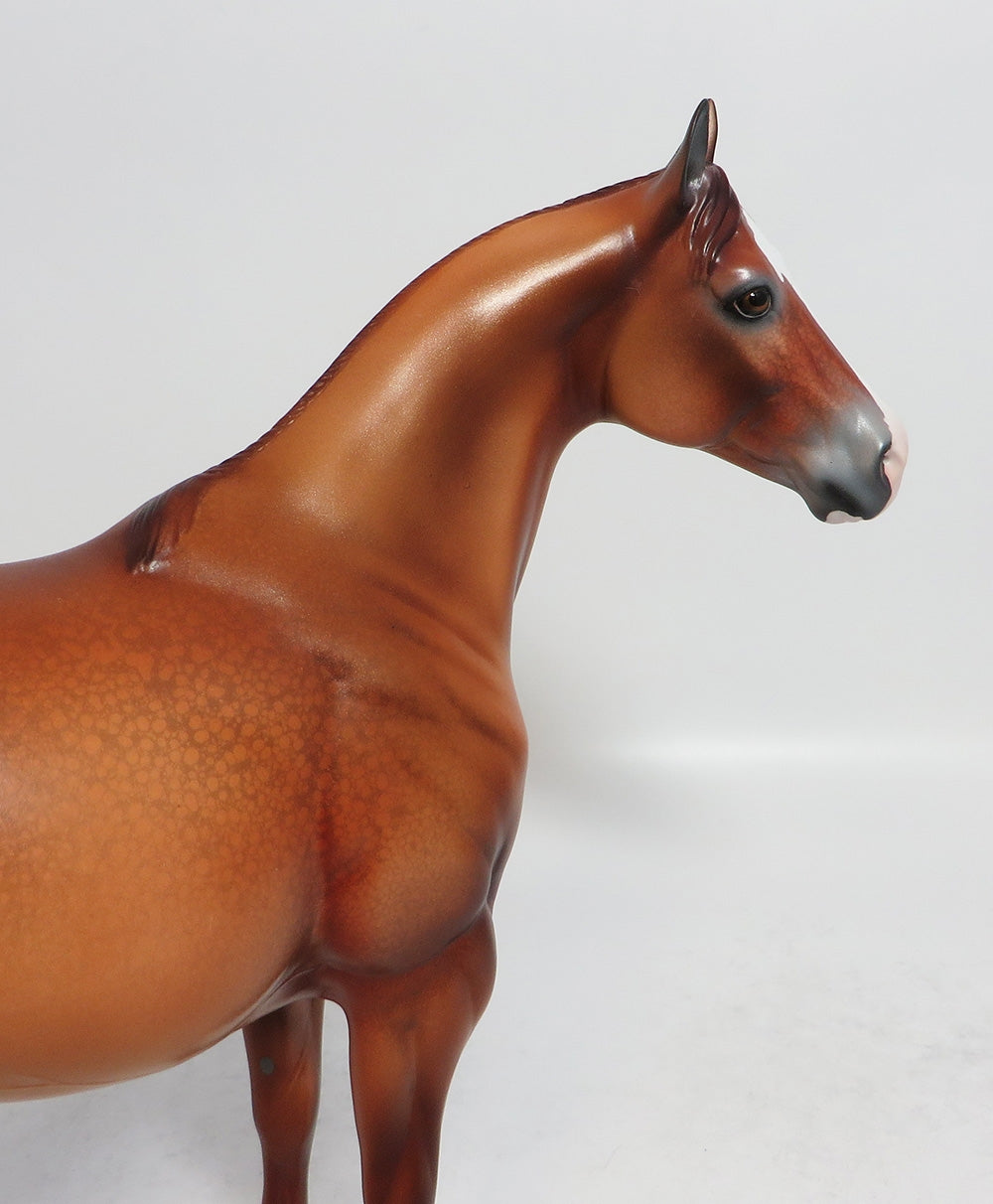 MACE-LE-3 CHESTNUT PAINT ISH CUSTOM MANE AND TAIL MODEL HORSE SUPER BOWL SALE 2018