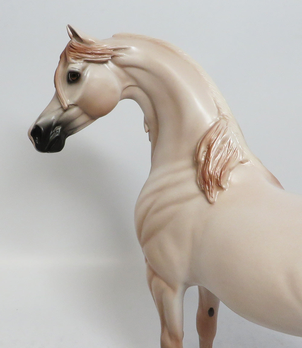 LUCK OF THE DRAW-LE-7 CHESTNUT GOING GREY ARABIAN MODEL HORSE SUPER BOWL SALE 2018