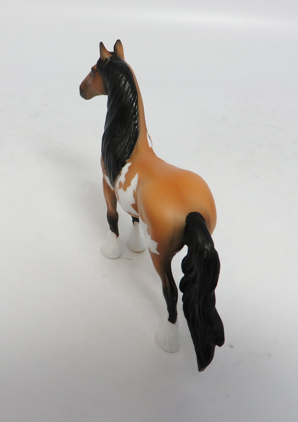 ITS A TYE-OOAK BUCKSKIN PAINT STANDING DRAFTER CHIP MODEL HORSE SUPER BOWL SALE 2018