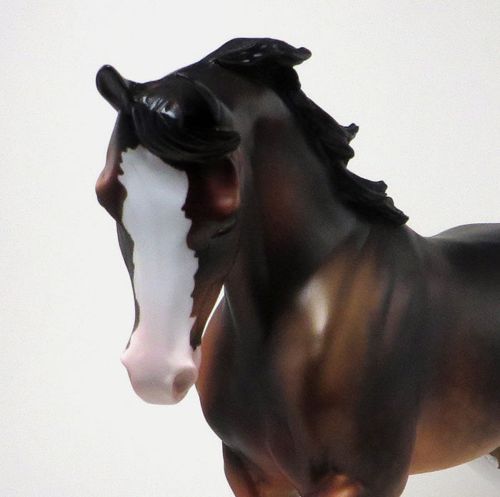 AMERICAN HERO - DAPPLE SEAL BAY PAINT THOROUGHBRED - LE4 - 11/6