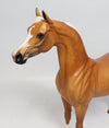 BILL OF SALE-OOAK DAPPLE PALOMINO ARABIAN MODEL HORSE SUPER BOWL SALE 2018