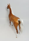 BILL OF SALE-OOAK DAPPLE PALOMINO ARABIAN MODEL HORSE SUPER BOWL SALE 2018