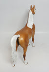 BILL OF SALE-OOAK DAPPLE PALOMINO ARABIAN MODEL HORSE SUPER BOWL SALE 2018