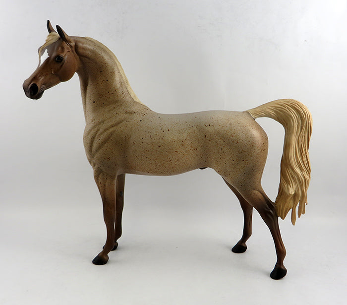 IMAANN-OOAK ROAN ARABIAN MODEL HORSE 01/25/17