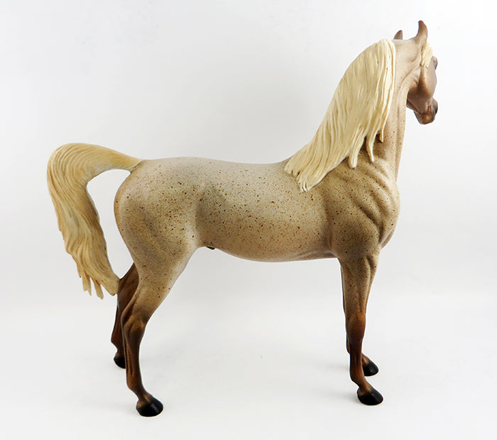 IMAANN-OOAK ROAN ARABIAN MODEL HORSE 01/25/17