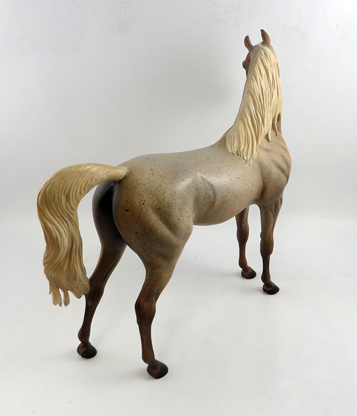 IMAANN-OOAK ROAN ARABIAN MODEL HORSE 01/25/17