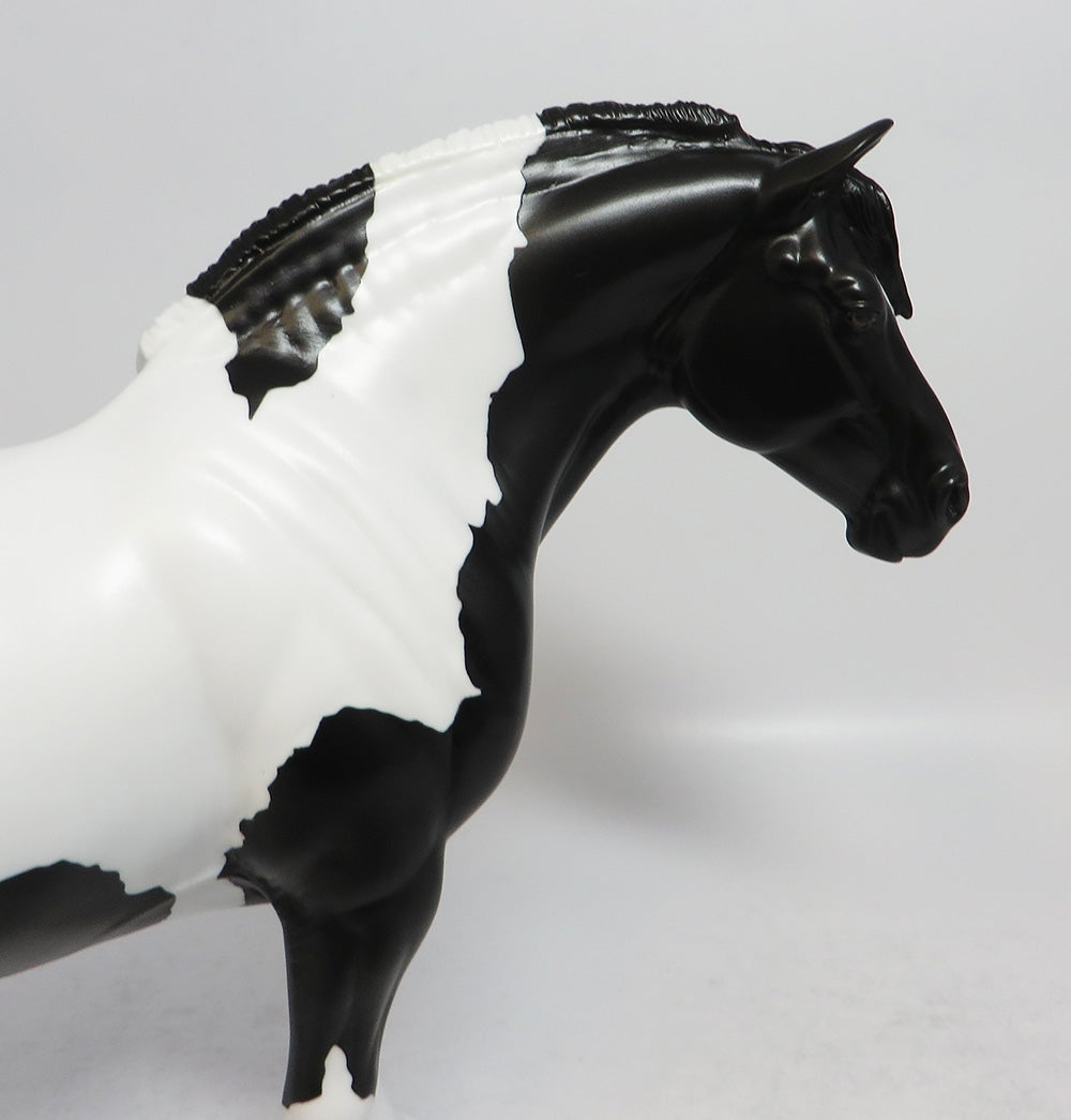 P!NKY-LE-14 BLACK AND WHITE PAINT BUNNY SUPER BOWL SALE 2018