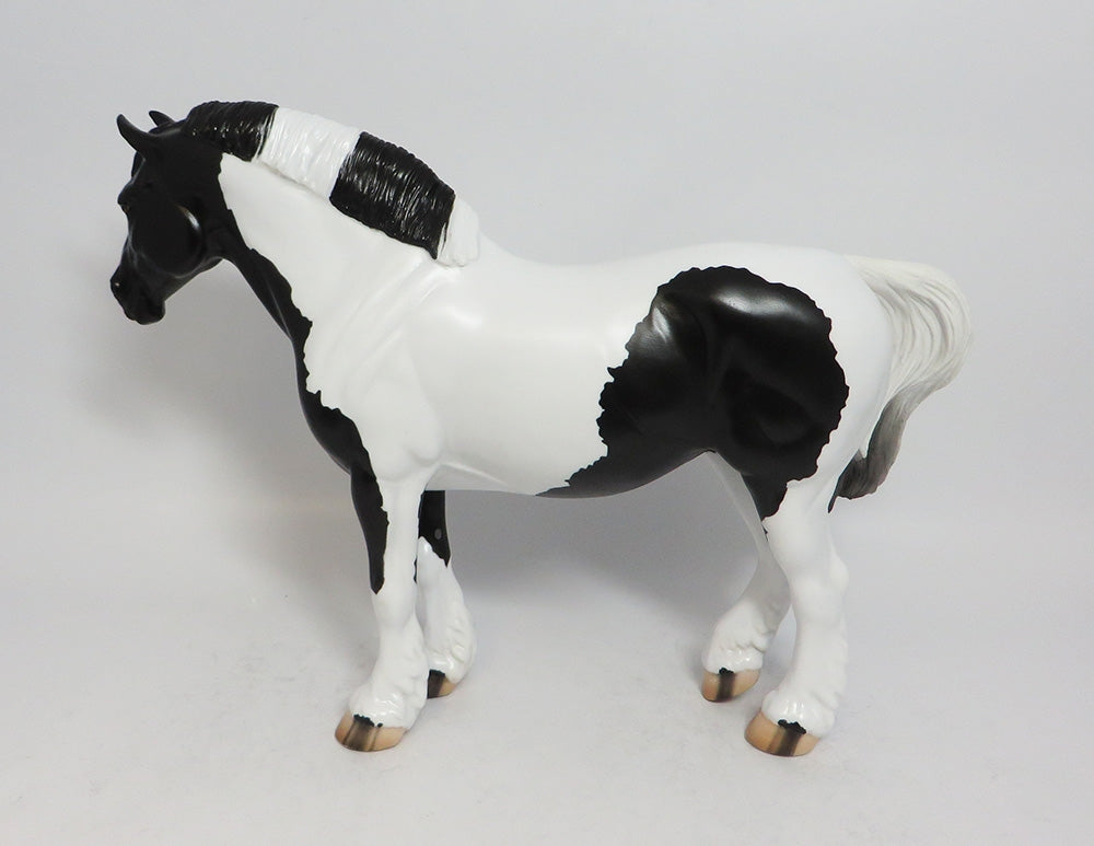 P!NKY-LE-14 BLACK AND WHITE PAINT BUNNY SUPER BOWL SALE 2018