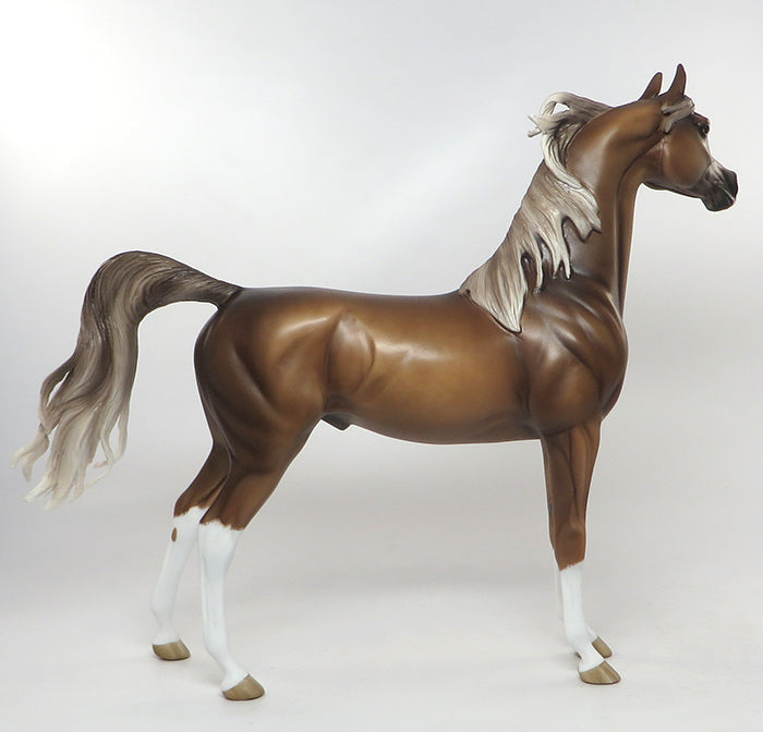 SORCEY-OOAK CHESTNUT ARABIAN MODEL HORSE BY SHERYL LEISURE 8/26