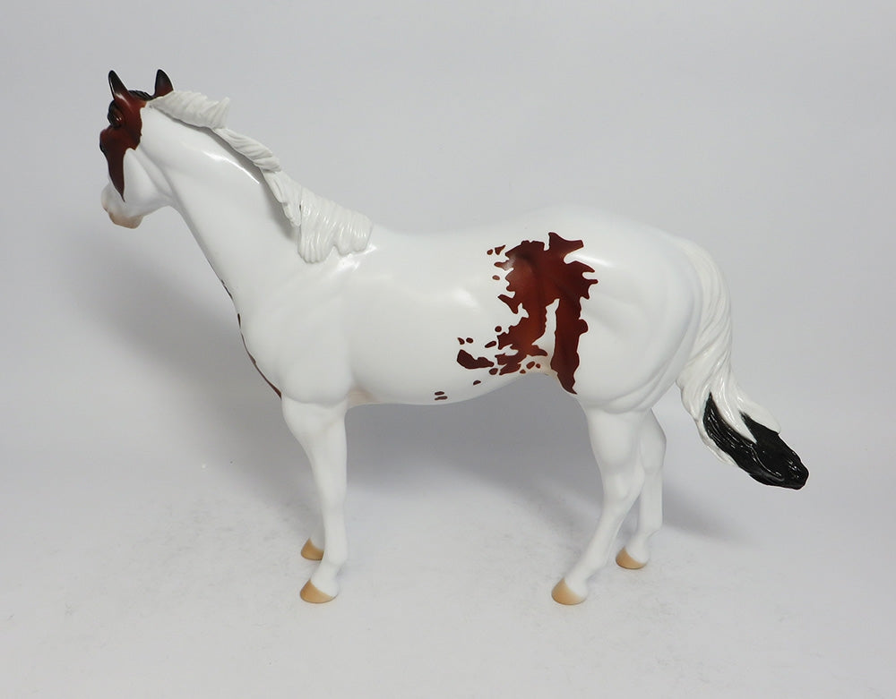 MATTERS OF CHANCE - OOAK BAY PINTO ISH MODEL HORSE SUPER BOWL SALE 2018