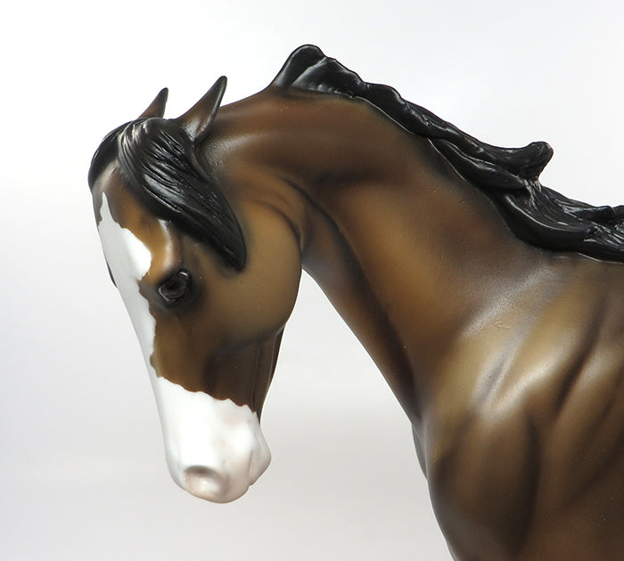 DANCE AWAY-OOAK BUCKSKIN PINNED EAR THOROUGHBRED MODEL HORSE 8/29