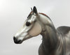 FULL METAL JACKET-OOAK DAPPLE ROSE GREY ISH MODEL HORSE BY JULIE KEIM 8/26