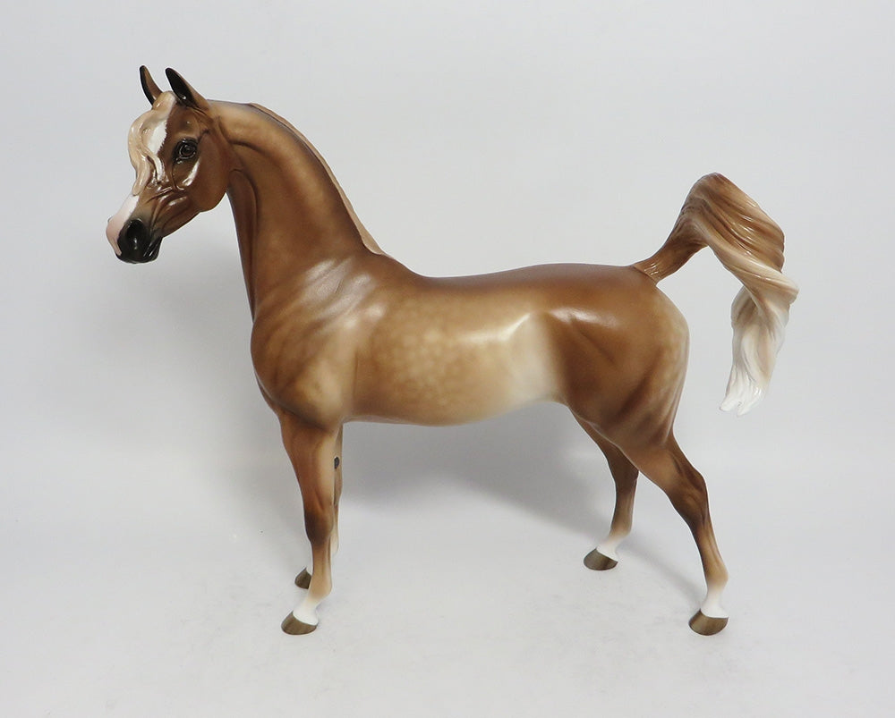 PRINCE HOEPNICK - OOAK DAPPLE CHESTNUT ARABIAN MODEL HORSE BY SHERYL LEISURE EA 2018