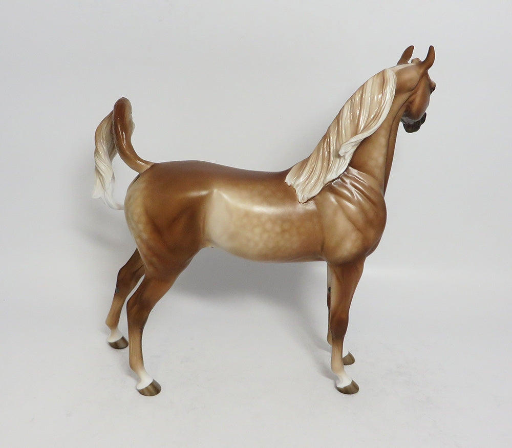 PRINCE HOEPNICK - OOAK DAPPLE CHESTNUT ARABIAN MODEL HORSE BY SHERYL LEISURE EA 2018