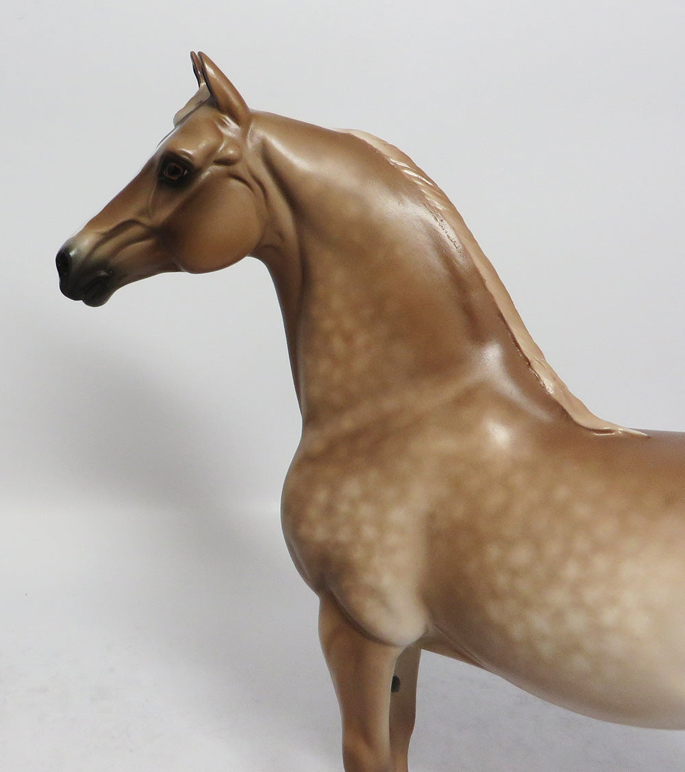 KUHSTER-OOAK CREAMY SORREL MORGAN MODEL HORSE BY SHERYL LEISURE