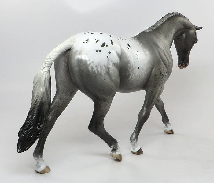 ROCKIN&#39; SPOTS-OOAK APPALOOSA BRAIDED MANE AND TAIL PONY BY SHERYL LEISURE 8/31