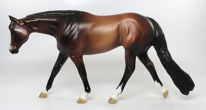 POWER STEERING-OOAK DAPPLE BAY WESTERN PLEASURE MODEL HORSE 9/7