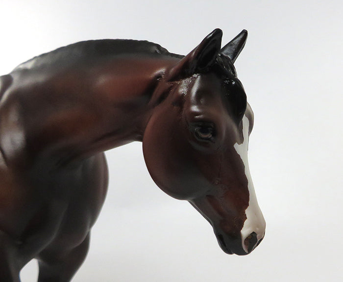 POWER STEERING-OOAK DAPPLE BAY WESTERN PLEASURE MODEL HORSE 9/7