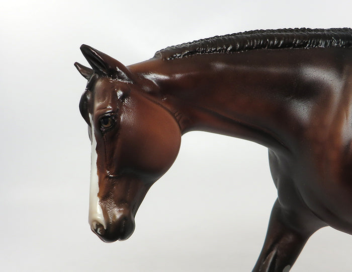 POWER STEERING-OOAK DAPPLE BAY WESTERN PLEASURE MODEL HORSE 9/7