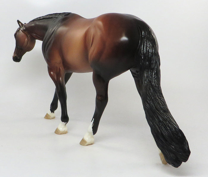 POWER STEERING-OOAK DAPPLE BAY WESTERN PLEASURE MODEL HORSE 9/7