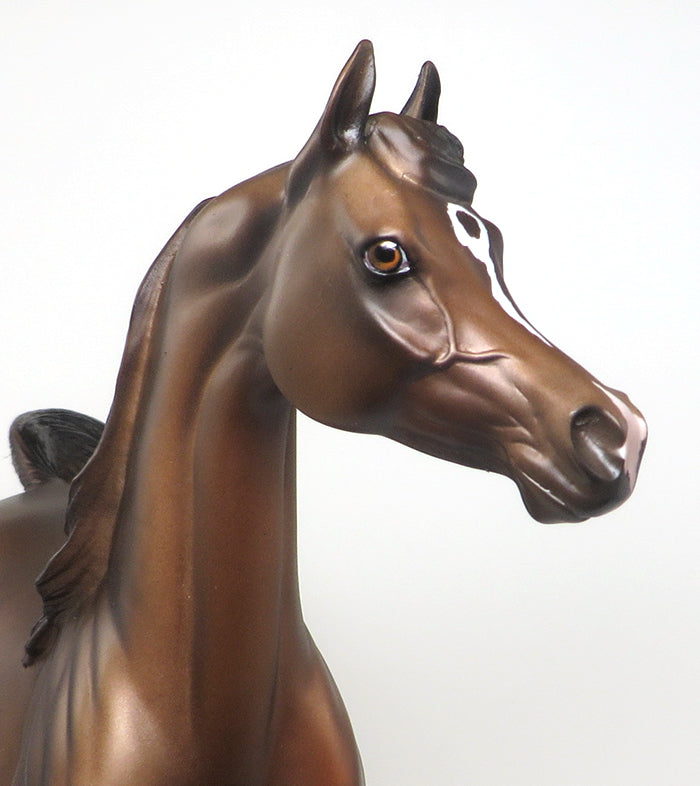BAY ARABIAN MODEL HORSE