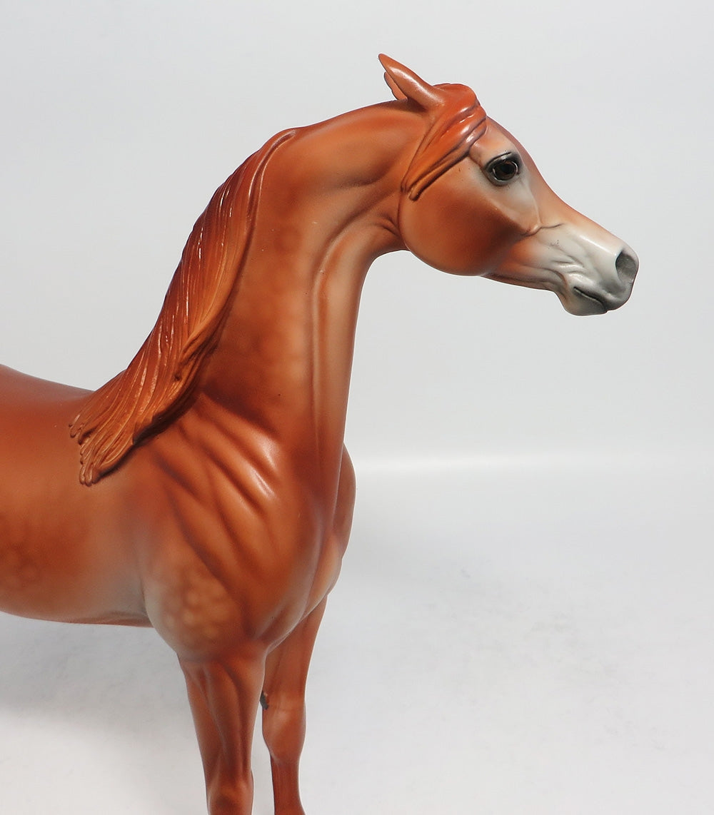 SPELL BOUND - OOAK DAPPLE CHESTNUT ARABIAN BY DAWN QUICK EA 2018