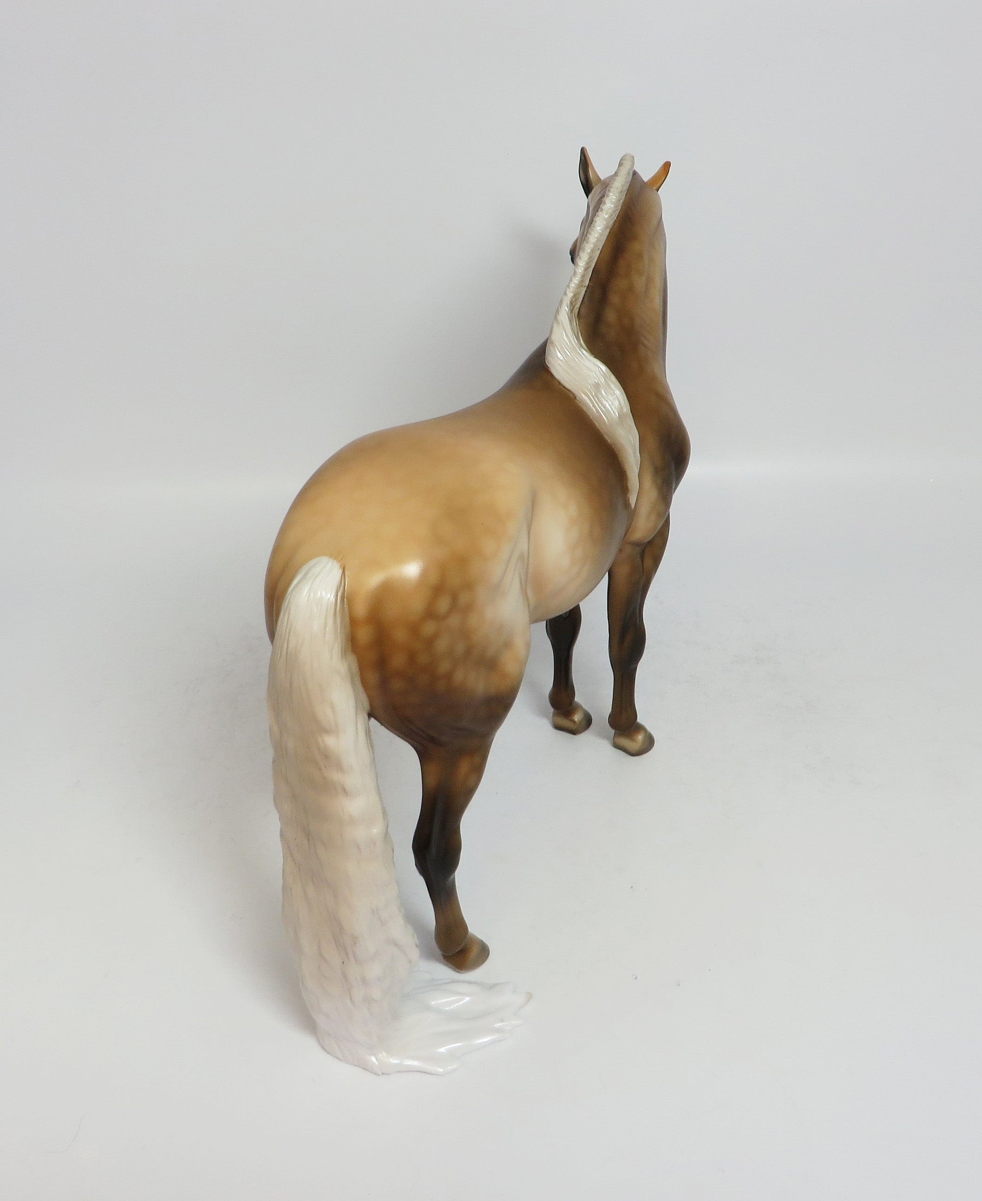 SHEERAN~OOAK SOOTY PALOMINO ANDALUSIAN MODEL HORSE 2/23/18