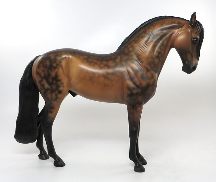 BACCARAT-OOAK STAR DAPPLE BAY ANDALUSIAN MODEL HORSE  BY SHERYL LEISURE 9/7