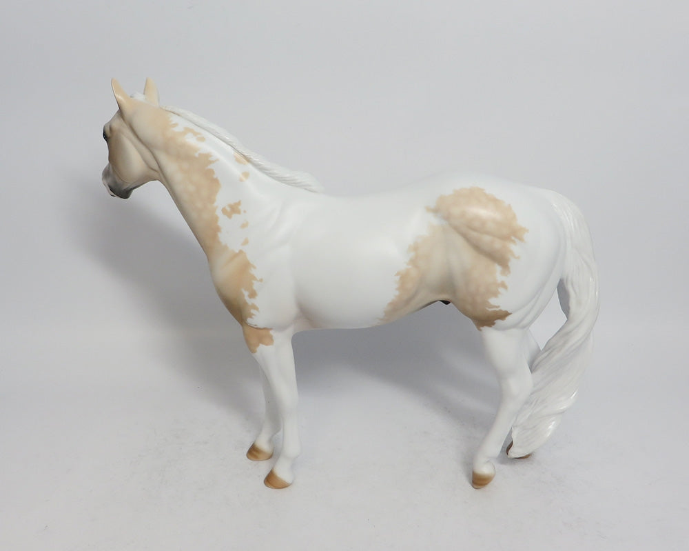 MON CHOU-OOAK DAPPLE PALOMINO PINTO ISH MODEL HORSE 02/16/18