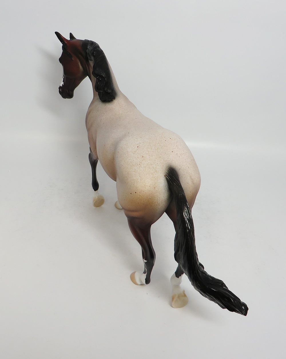 LEGS-OOAK BAY ROAN THOROUGHBRED MODEL HORSE 02/16/18