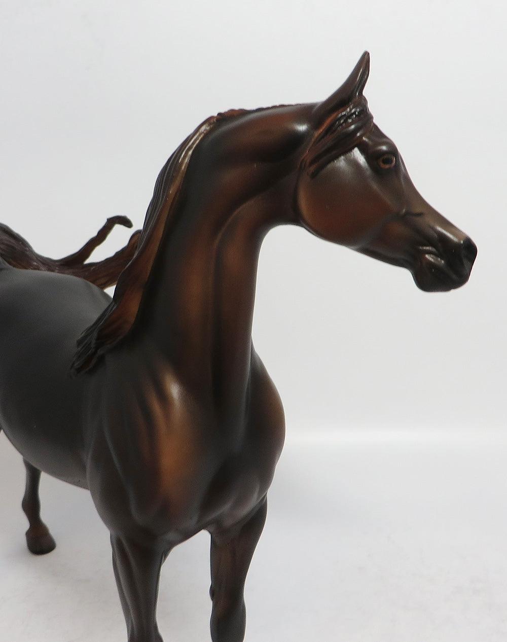 LOONEY TUNES-OOAK DARK CHESTNUT ARABIAN MODEL HORSE BY DAWN QUICK 2-23-18