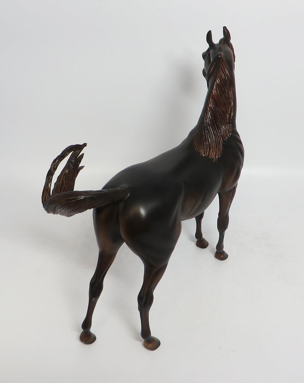 LOONEY TUNES-OOAK DARK CHESTNUT ARABIAN MODEL HORSE BY DAWN QUICK 2-23-18