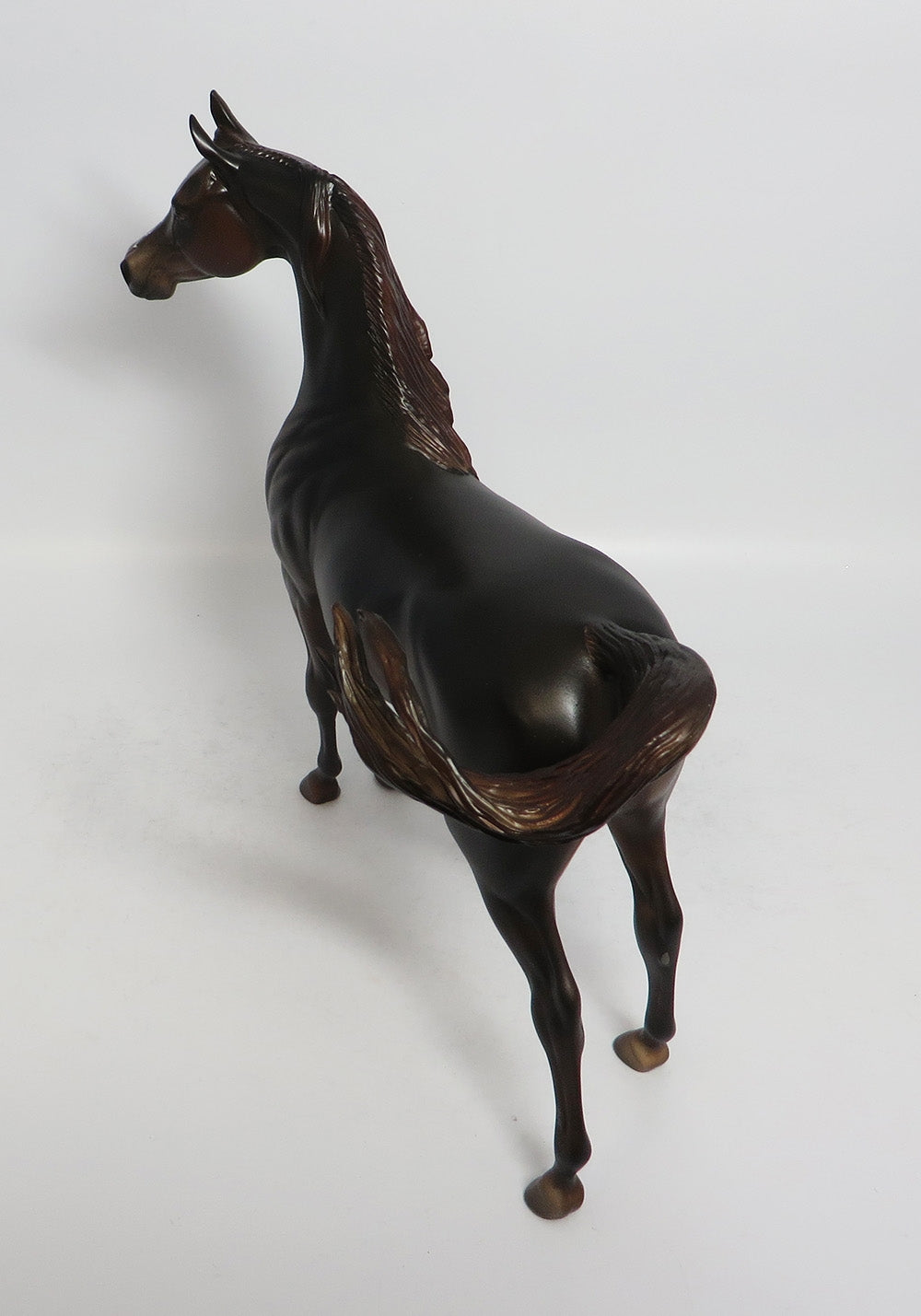 LOONEY TUNES-OOAK DARK CHESTNUT ARABIAN MODEL HORSE BY DAWN QUICK 2-23-18
