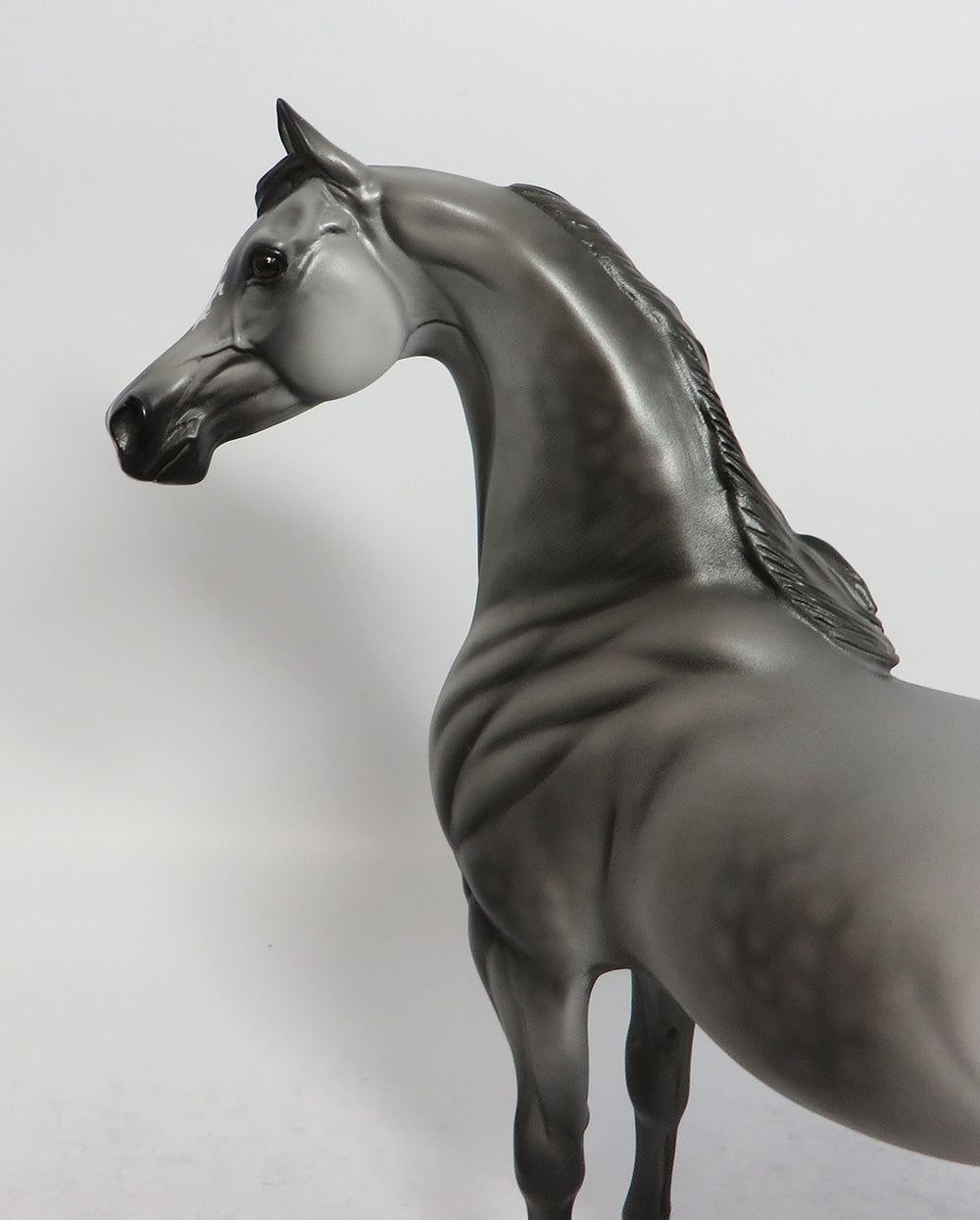 SICARI - OOAK DAPPLE GREY ARABIAN MODEL HORSE 2/22