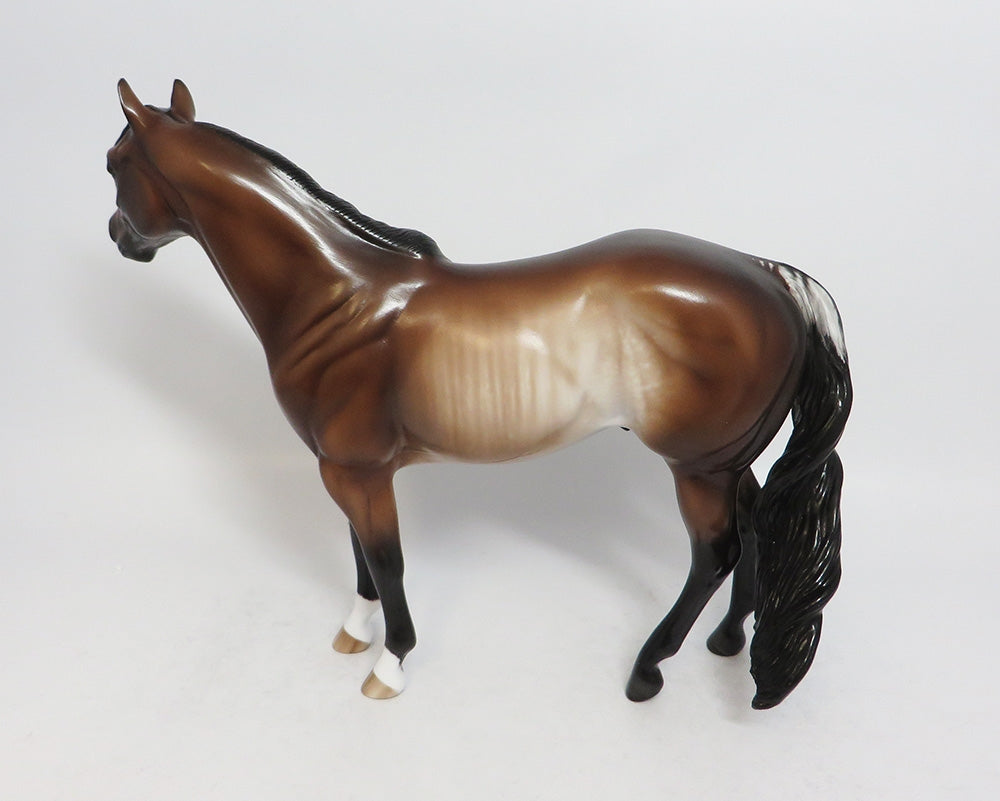 STRAIGHT FLUSH-OOAK BAY RABICANO COCKED LEG ISH BY SHERYL LEISURE 2/16/18