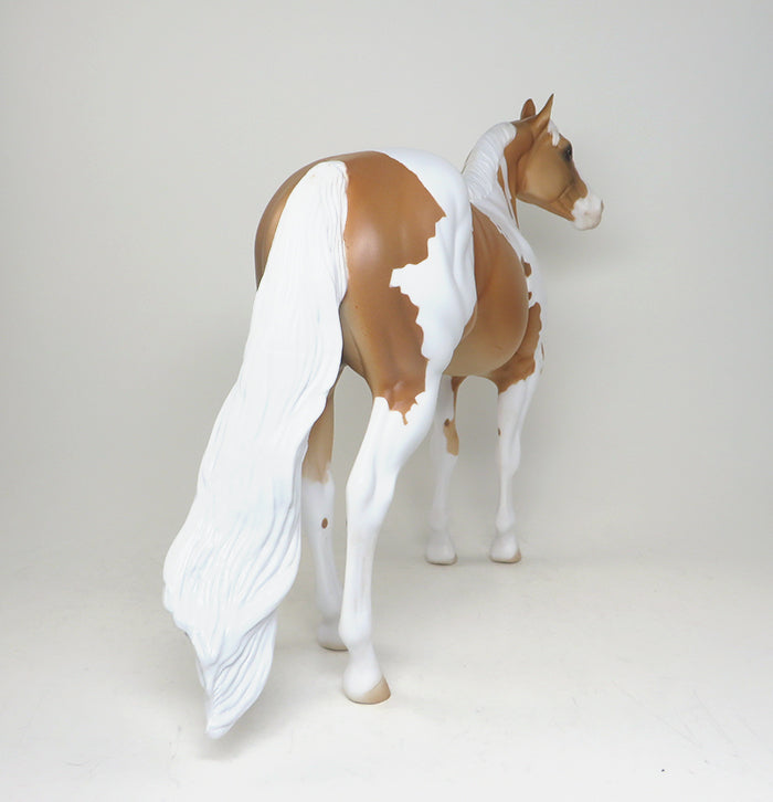 YOU GET THE GIST-OOAK PALOMINO PAINT ISH MODEL HORSE 4/21