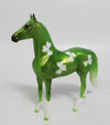 GREENIE-OOAK ST PATTYS DECORATOR MORGAN CHIP MODEL HORSE 2-26-18