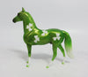 GREENIE-OOAK ST PATTYS DECORATOR MORGAN CHIP MODEL HORSE 2-26-18