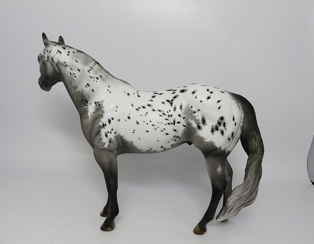 MONTAUK-OOAK APPALOOSA ISH ETCHED APPALOOSA BY DAWN QUICK EQ 2017