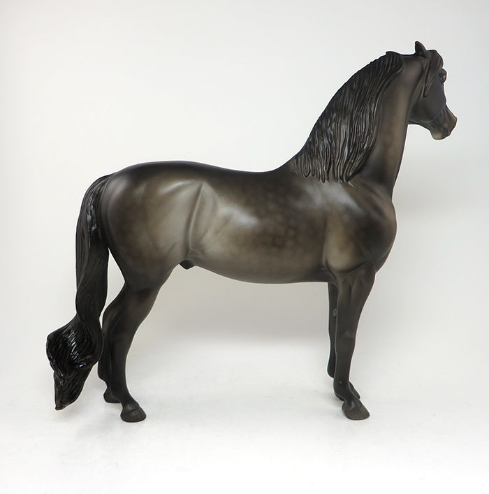 DO NOT TOUCH - DAPPLE BROWN PINNED EAR MORGAN LIMITED EDITION MODEL HORSE - LE3 - 3/9