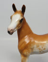 DISNEY-OOAK PALOMINO SABINO ARABIAN FOAL MODEL HORSE BY SHERYL LEISURE CUSTOMIZED BY