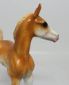 DISNEY-OOAK PALOMINO SABINO ARABIAN FOAL MODEL HORSE BY SHERYL LEISURE CUSTOMIZED BY