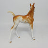DISNEY-OOAK PALOMINO SABINO ARABIAN FOAL MODEL HORSE BY SHERYL LEISURE CUSTOMIZED BY