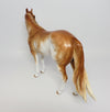 DREAM WORKS-OOAK CHESTNUT SABINO ISH MODEL HORSE BY SHERYL LEISURE CUSTOMIZED BY ASHLEY EQ 2017