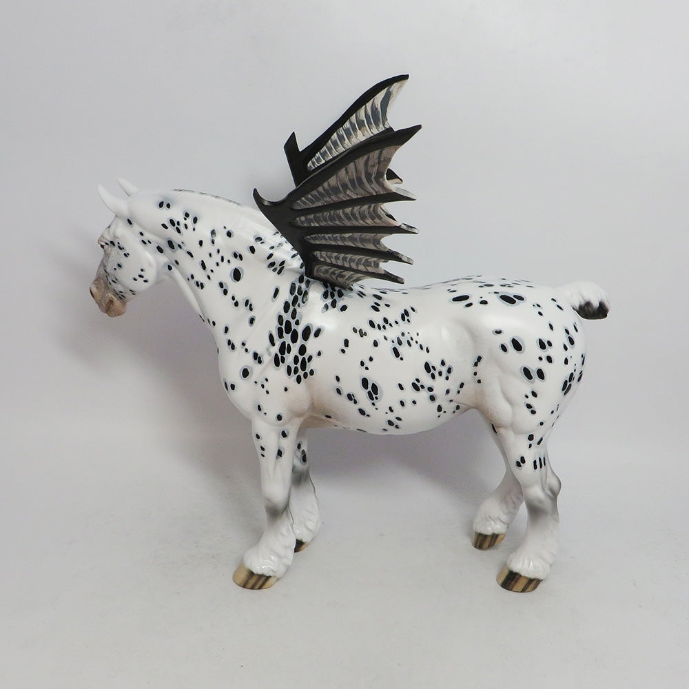 ZELDA- OOAK BAT WING BUNNY DECORATOR MODEL HORSE 2018