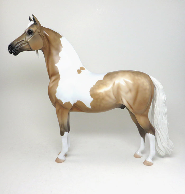 THE ABBEY - OOAK Dapple Palomino Pinto Morgan with Teeth by D'Array Jone Frank - 5/15