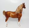 RALLY-OOAK DAPPLE CHESTNUT MORGAN MODEL HORSE 7/25/17