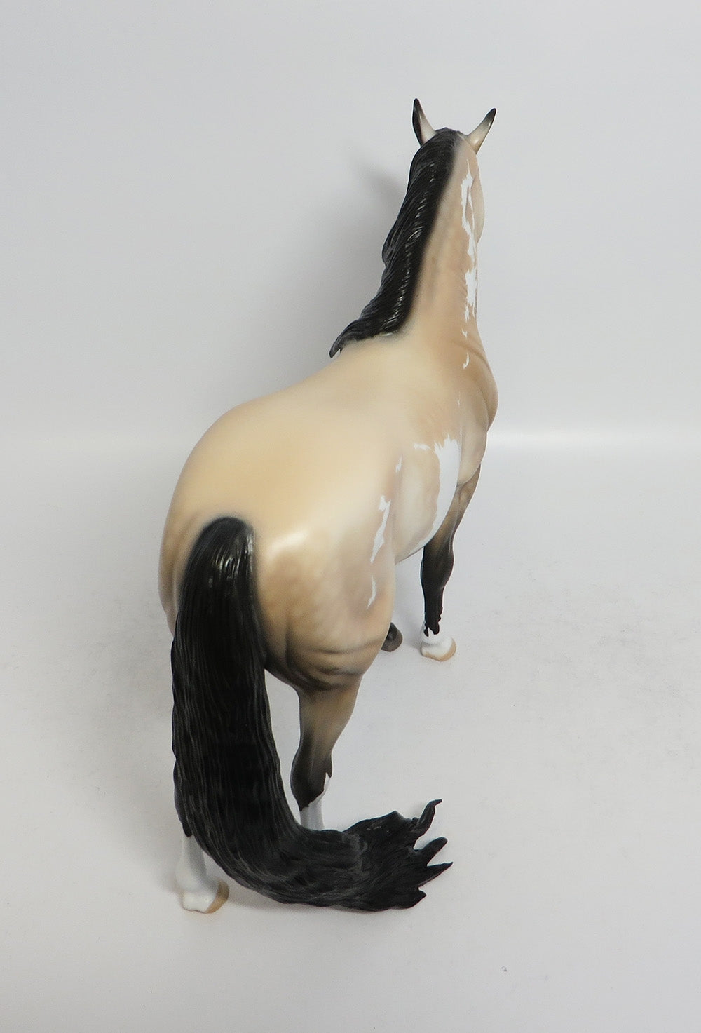 DESPACITO-OOAK BUCKSKIN PAINT ANDALUSIAN MODEL HORSE EQUINE AFFAIRE 2018