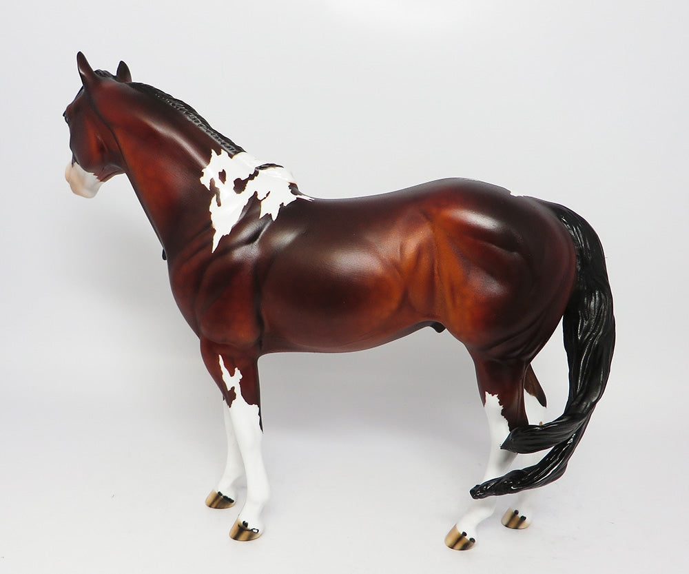 MESO QUICK-OOAK DAPPLE BAY PAINT ISH MODEL HORSE BY DAWN QUICK 7/20/17