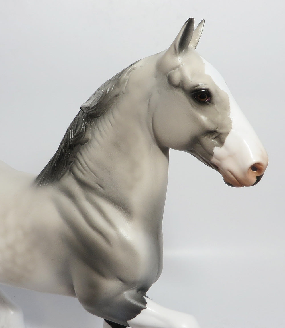 CLODAH-OOAK GREY TROTTING DRAFTER MIDWEST FAIR 2018